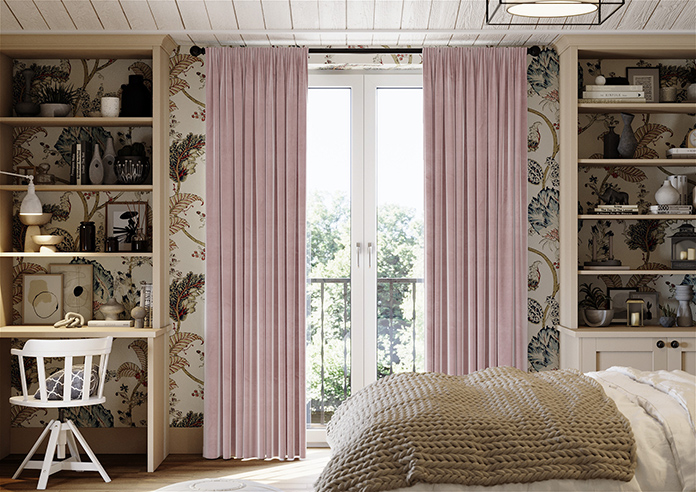 Ultra Luxe Velvet, Pink Orchid - Made to Measure Curtains - Image 3